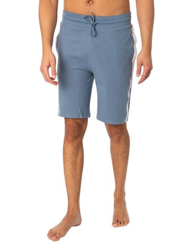 Tommy Hilfiger Lounge Side Stripe Sweat Shorts - Blue