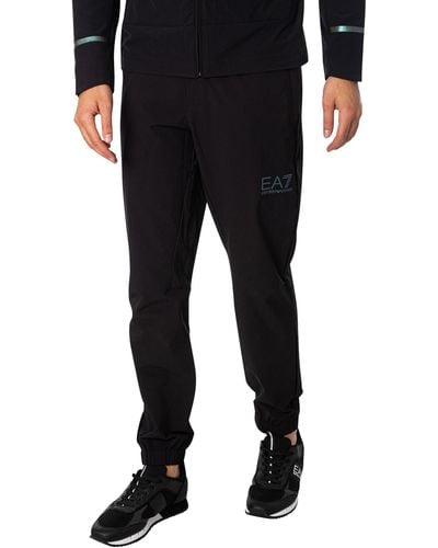 EA7 Logo Box Sweatpants - Black
