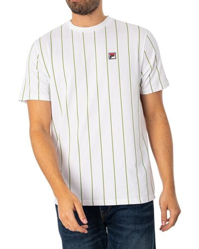 Fila Lee Pin Striped T-shirt - White
