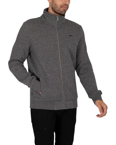 Superdry Vintage Logo Track Jacket - Grey