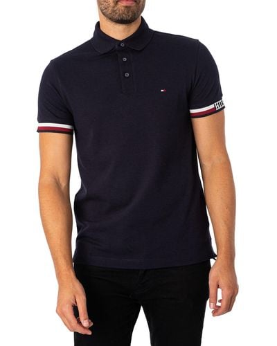 50% Shirts Lyst to Polo - off Hilfiger Slim for | Men Tommy Up