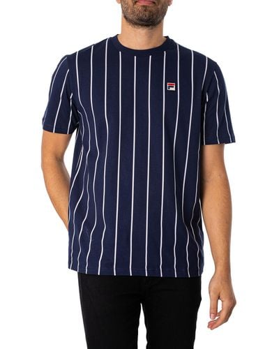 Fila Lee Pin Striped T-shirt - Blue