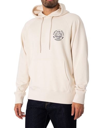 Edwin Music Channel Graphic Pullover Hoodie - Natural