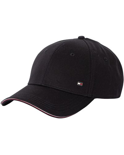 Tommy Hilfiger Corporate Cotton Baseball Cap - Black