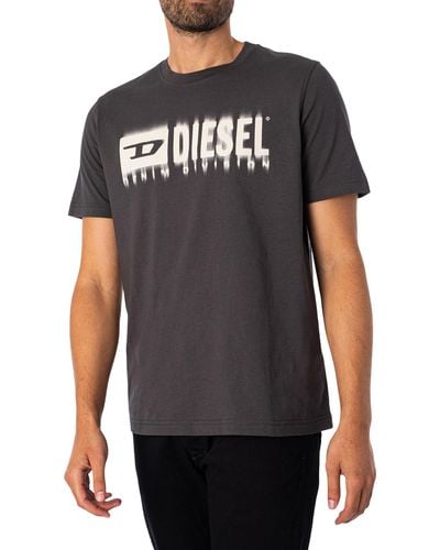 DIESEL T-adjust Q7 T-shirt - Black