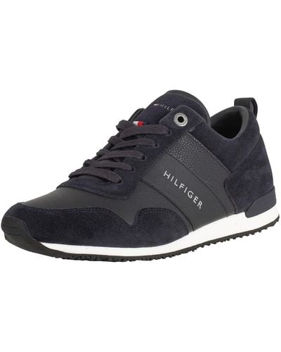 Tommy Hilfiger Iconic Lace-up Trainers - Blue
