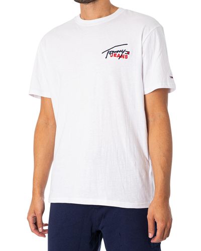 Tommy Hilfiger T-shirts for Men | Online Sale up to 61% off | Lyst