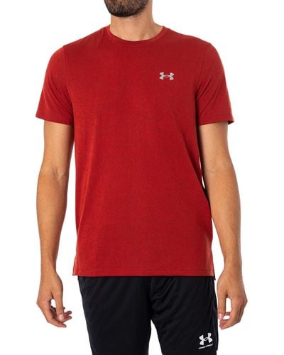 Under Armour Launch Camo T-shirt - Red