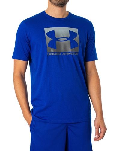 Under Armour Boxed Sportstyle Short Sleeve T-shirt - Blue