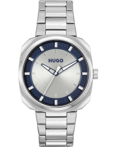 HUGO Shrill Square Watch - Grey