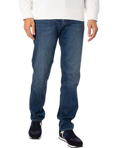 Armani Exchange Slim 5 Pocket Jeans - Blue