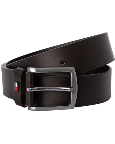 Tommy Hilfiger Denton 3.5 elastic belt in black