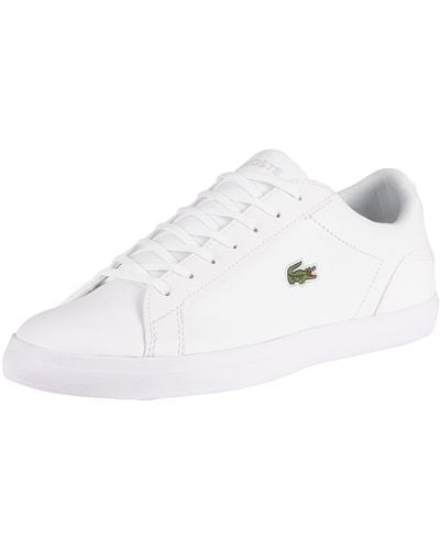 Lacoste Lerond Bl21 1 Cma Leather Trainers - White