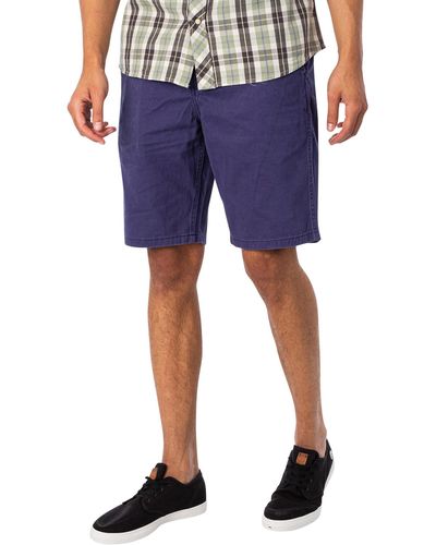 Wrangler Casey Jones Chino Shorts - Blue