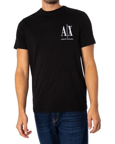 Armani Exchange Chest Logo T-shirt - Black