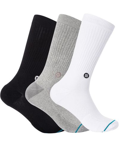 Stance 3 Pack Icon Socks - Multicolour