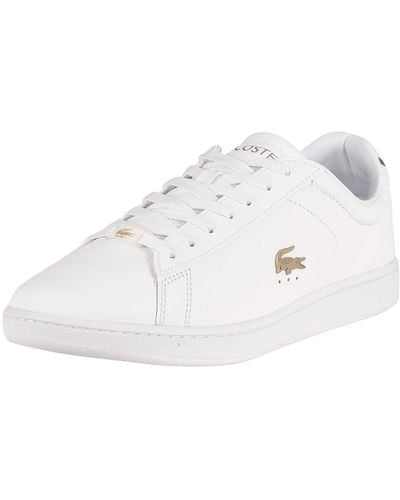 Lacoste Carnaby Evo 0721 3 Sma Leather Trainers - White