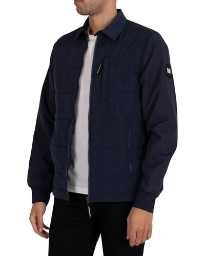 Weekend Offender Los Amigos Quilted Jacket - Blue