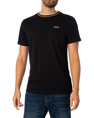 Barbour Buxton Tipped T-shirt - Black