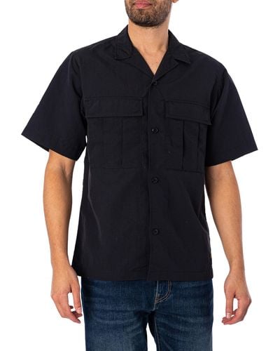 Carhartt Evers Short Sleeved Shirt - Black