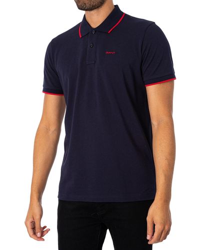 Original Long-Short Sleeve Piqué Polo Shirt - GANT