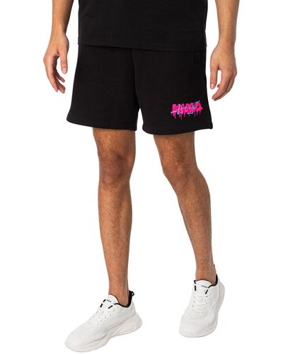 HUGO Dapalmi Sweat Shorts - Black