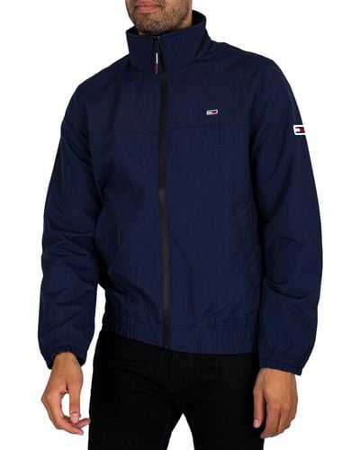 Tommy Hilfiger Essential Casual Bomber Jacket - Blue