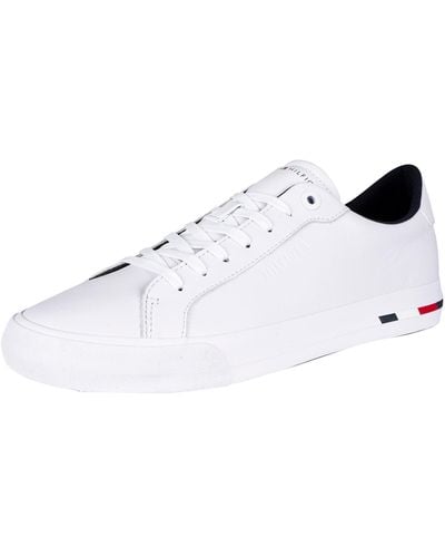 Tommy Hilfiger Vulc Modern Leather Sneakers - White