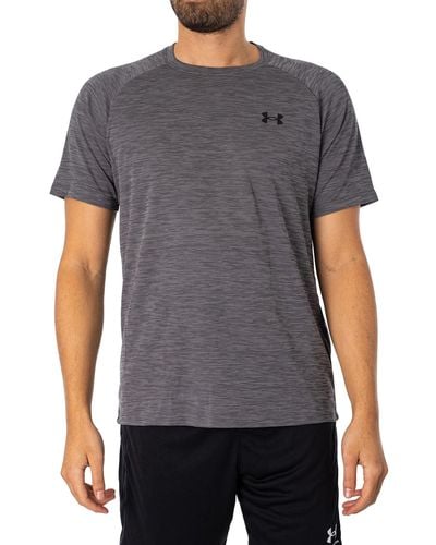 Under Armour Tech Textured Short Sleeve T-shirt - Grey