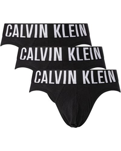 Calvin Klein Intense Power Hip Briefs - Black
