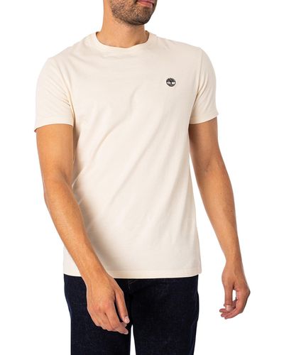 Timberland Dun River Crew Slim T-shirt - White