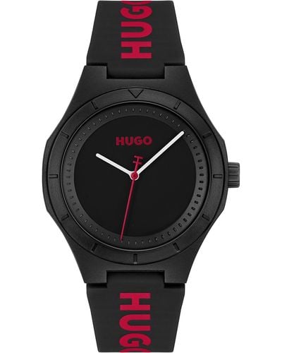 HUGO Lit For Him Watch - Black