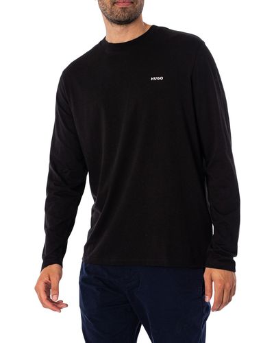 HUGO Derol222 Longsleeved T-shirt - Black