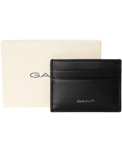 GANT Leather Card Holder - Black