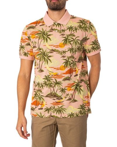 GANT Hawaii Print Polo Shirt - Multicolour