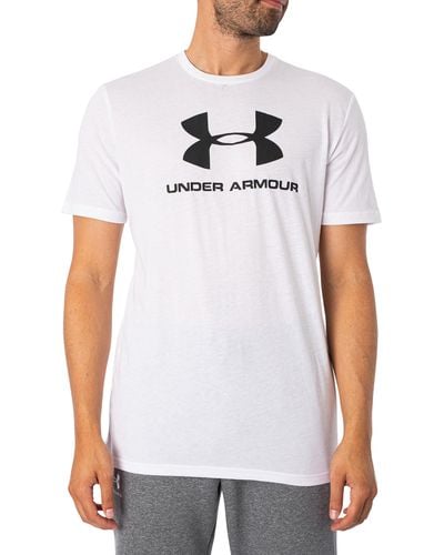 Under Armour Sportstyle Logo T-shirt - White