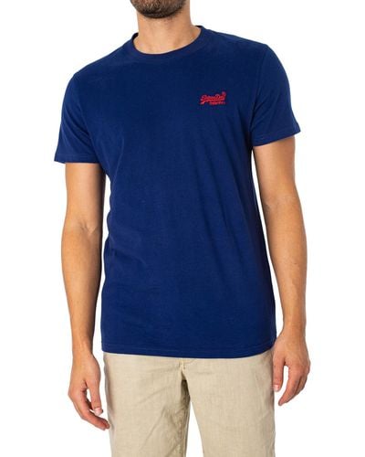 Superdry Essential Logo T-shirt - Blue