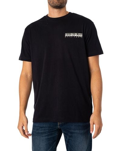 Napapijri Kotcho Chest Logo T-shirt - Black