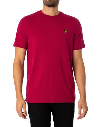 Lyle & Scott Plain T-shirt - Red