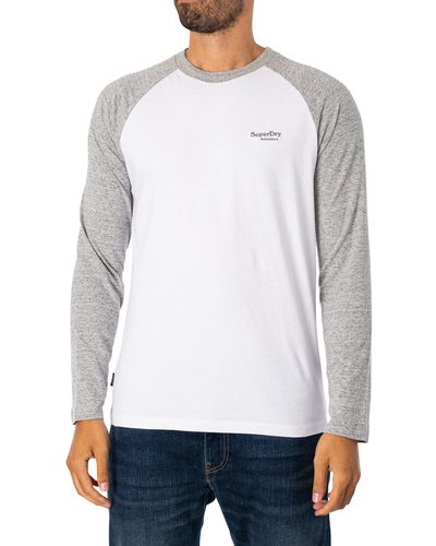 | Men up Sale Long-sleeve 48% Lyst for | off t-shirts Superdry Online to