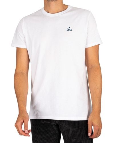 Lois New Baco Mini Logo T-shirt - White