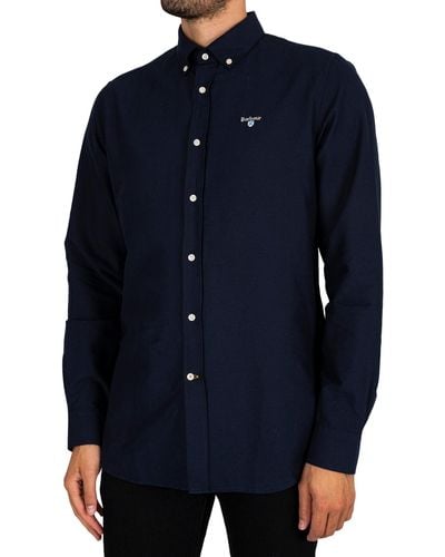 Barbour Oxford Tailored Shirt - Blue