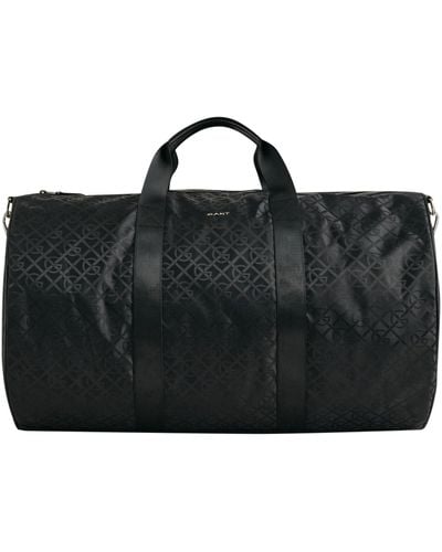 GANT Pattern Duffle Bag - Black