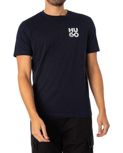 HUGO Detzington241 T-shirt - Black