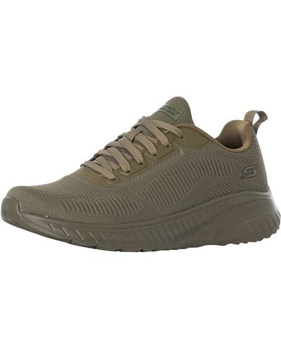 Skechers Bobs Squad Chaos Trainers - Brown
