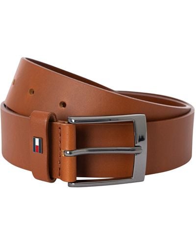 Tommy Hilfiger Adan Leather Belt - Brown