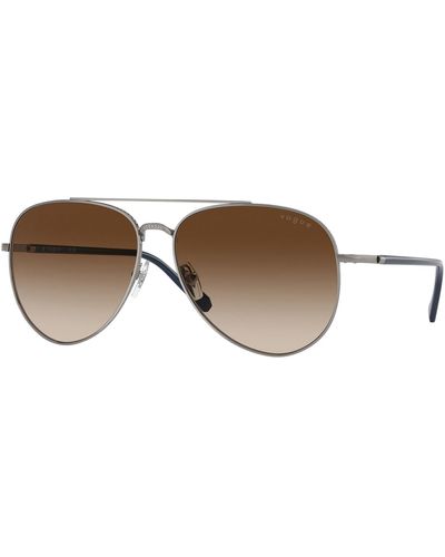 Vogue Vo4290s Pilot Sunglasses - Brown