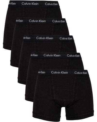 Calvin Klein Cotton Stretch 5-pack Boxer Brief - Black