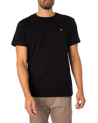 Calvin Klein Embro Badge T-shirt - Black
