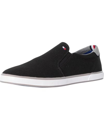 Tommy Hilfiger Iconic Slip On Sneakers - Black